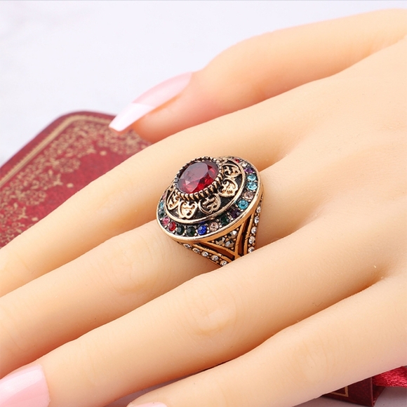 VQ Vintage Style Turkish Ring - Picture 2 of 5